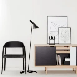 Andersen Furniture AC2 Stol Sort Mat Lakeret Bøg