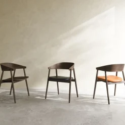 Andersen Furniture AC2 Stol Røget Mat Lakeret Bøg Cognac Læder