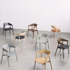 Andersen Furniture AC2 Stol Røget Mat Lakeret Bøg Cognac Læder