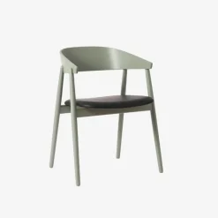 Andersen Furniture AC2 Stol Grøn Bøg Sort Læder