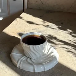 Atelier Marée Tidevandstallerken Hvid