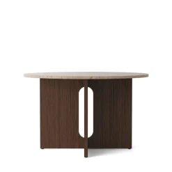 Audo Copenhagen Androgyne Dining Table Smoked Oak / Kunis Breccia Sand