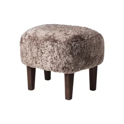 Audo Copenhagen Ingeborg Med Fodskammel Fåreskind Sahara/Røget Eg