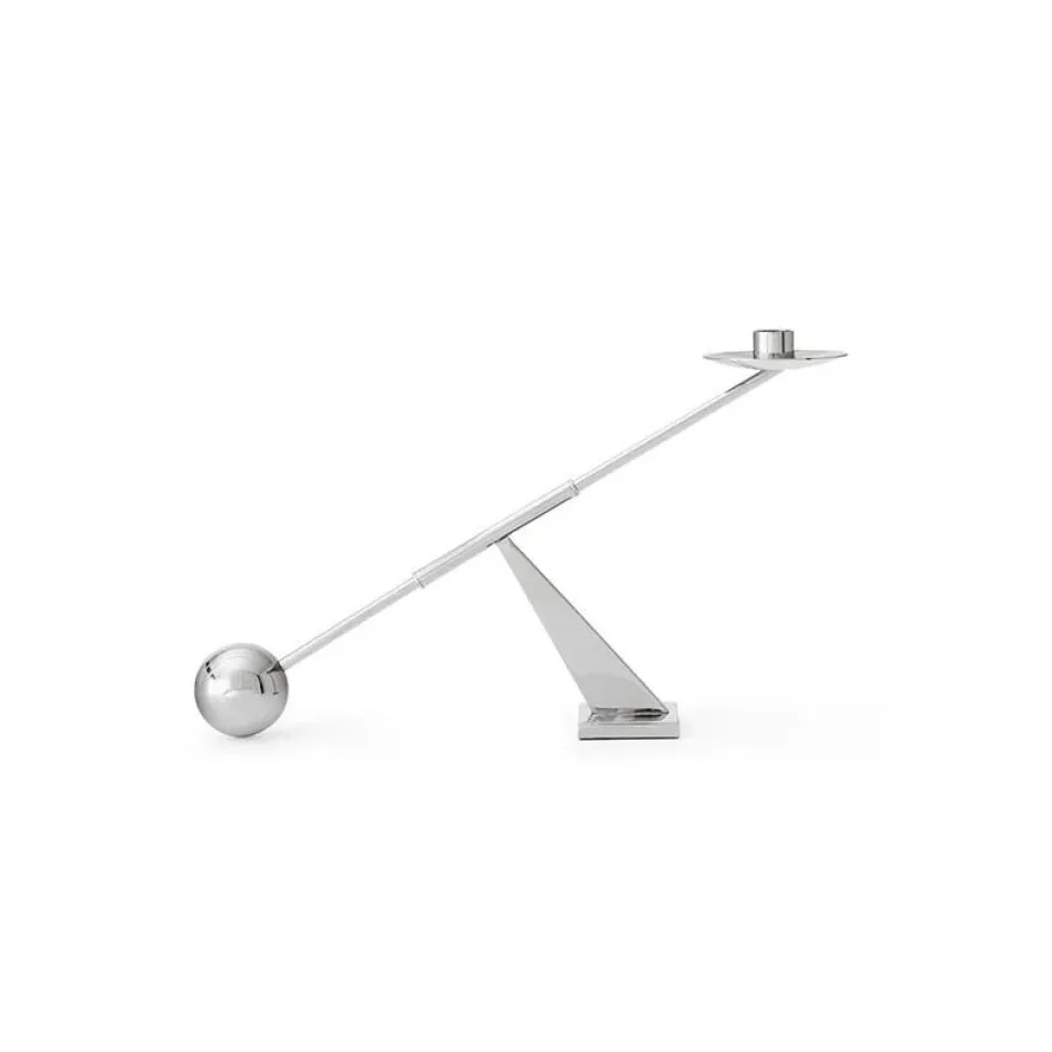 Audo Copenhagen Interconnect Candle Holder Stainless Steel Small