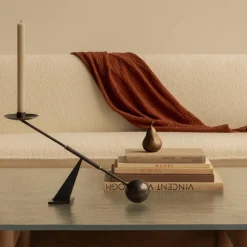 Audo Copenhagen Interconnect Candle Holder Bronzed Brass Small