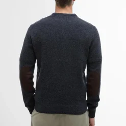 Barbour Essential Crew-Neck Jumper Charcoal
