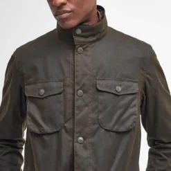 Barbour Ogston Waxed Jacket Olive
