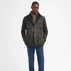 Barbour Ogston Waxed Jacket Olive
