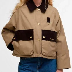 Barbour Phoebe Casual Jacket Military Brown