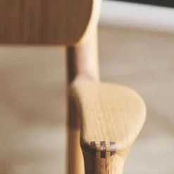 Bent Hansen Asger Spisebordsstol Eg/Olie Cognac Zenso 2 Læder