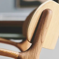 Bent Hansen Asger Spisebordsstol Eg/Olie Cognac Zenso 2 Læder