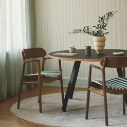 Bent Hansen Asger Spisebordsstol Eg/Røget Cognac Zenso 2 Læder