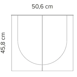 Bent Hansen Inverse Sofabord Medium Grå