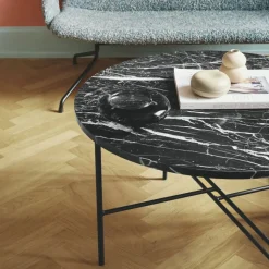Bent Hansen Metro Sofabord Ø80 Sort Marmor