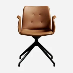 Bent Hansen Primum Armstol Sort Stel Zenso 223 Læder