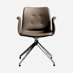 Bent Hansen Primum Armstol Poleret Stel Zenso 292 Læder