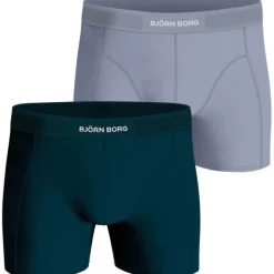 Björn Borg Lyocell Boxer 2-Pack Boxershorts Blå / Lys Blå