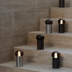 Blomus Iris Mobile LED Lamp Gun Metal