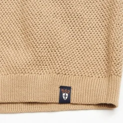 Blue De Génes Filo Knit Polo Khaki