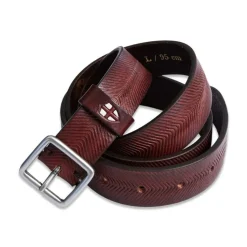 Blue De Génes Pento Belt Brown