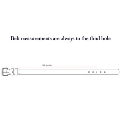 Blue De Génes Tino Belt Brown Stripe