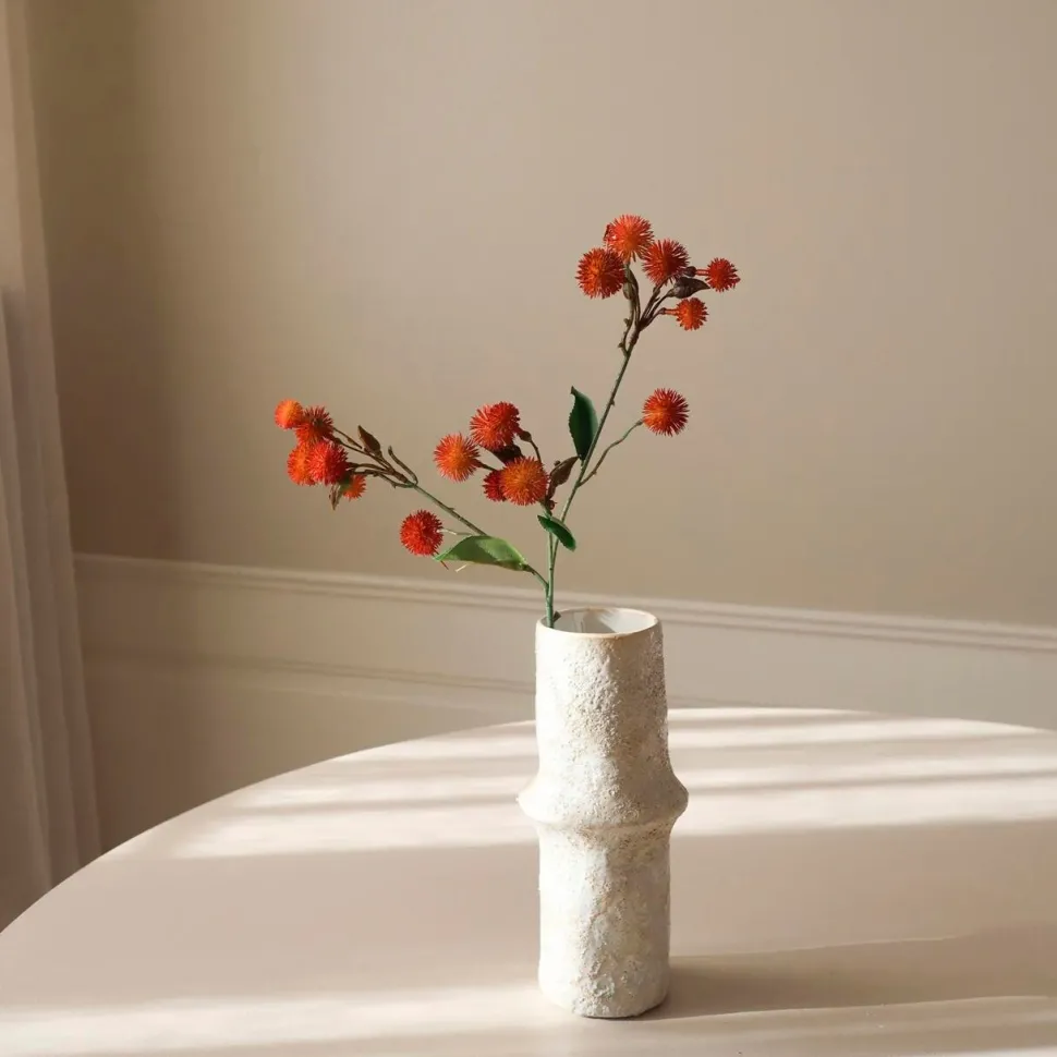 Botané Studios Echinops Ritro Thistle Ball Branch Dark Orange