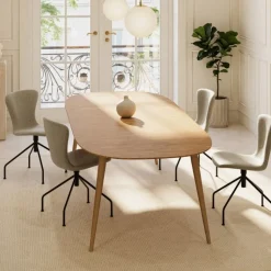 Bruunmunch PLAYdinner Lamé Hvidolieret Eg Inkl. 2 Tillægsplader