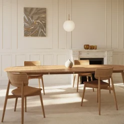 Bruunmunch PLAYdinner Lamé Hvidolieret Eg Inkl. 2 Tillægsplader