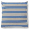 Compliments Outdoor Stripe Cushion Blue 45x45 cm