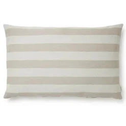 Compliments Outdoor Stripe Cushion Beige 40x60 cm