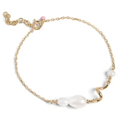 Enamel Copenhagen Bracelet Pearlie Twist Gold-Plated