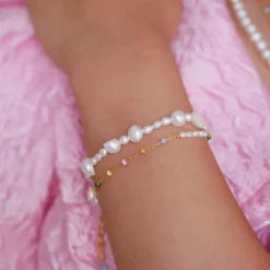 Enamel Copenhagen Bracelet Pearlie Gold-Plated