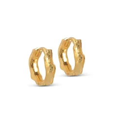 Enamel Copenhagen Hoops Everly Gold-Plated
