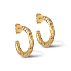 Enamel Copenhagen Hoops Hali Large Gold-Plated