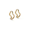 Enamel Copenhagen Hoops Holly Large Gold-Plated