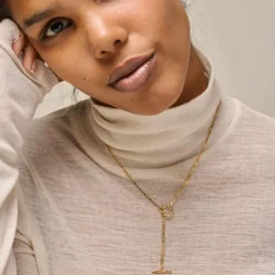 Enamel Copenhagen Necklace Noel Gold-Plated