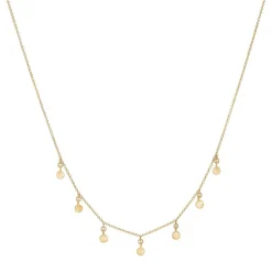 Enamel Copenhagen Raindrops Choker Gold-Plated
