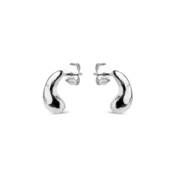 Enamel Copenhagen Studs Nima Silver