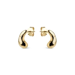 Enamel Copenhagen Studs Nima Gold-Plated