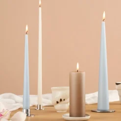 Ester & Erik Lyseplatte Blank Sølv Mellem