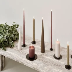 Ester & Erik Lysestage Blank Sort Mellem