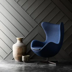 Fritz Hansen 3316 Ægget Lænestol Stof