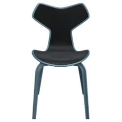 Fritz Hansen 4130 Grand Prix Stol Forsidepolstret Læder