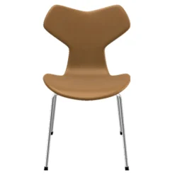 Fritz Hansen 3130 Grand Prix Stol Fuldpolstret Læder