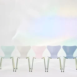 Fritz Hansen 3107 Serie 7 7:14 AM Pink Anniversary Edition