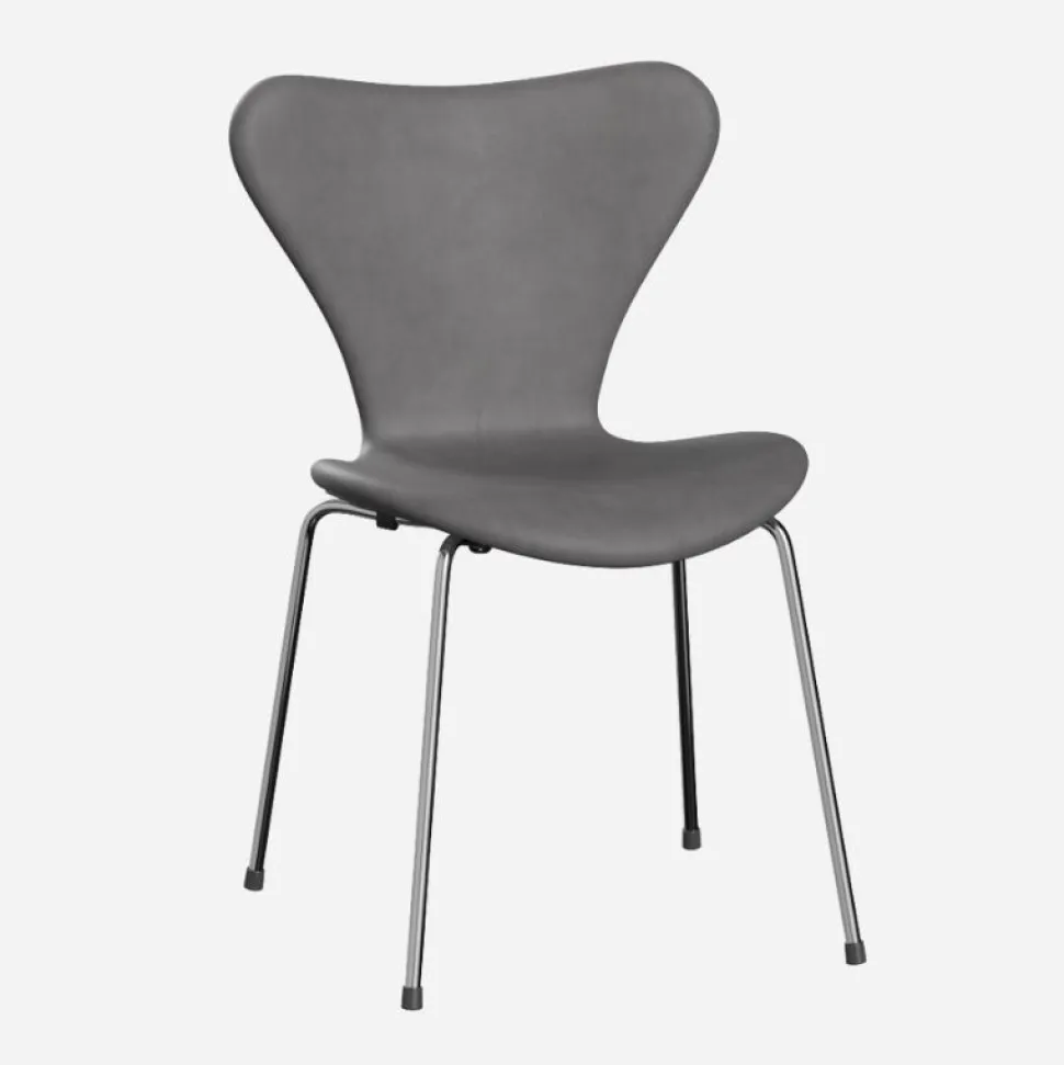 Fritz Hansen 3107 Serie 7 Fuldpolstret Embrace Læder