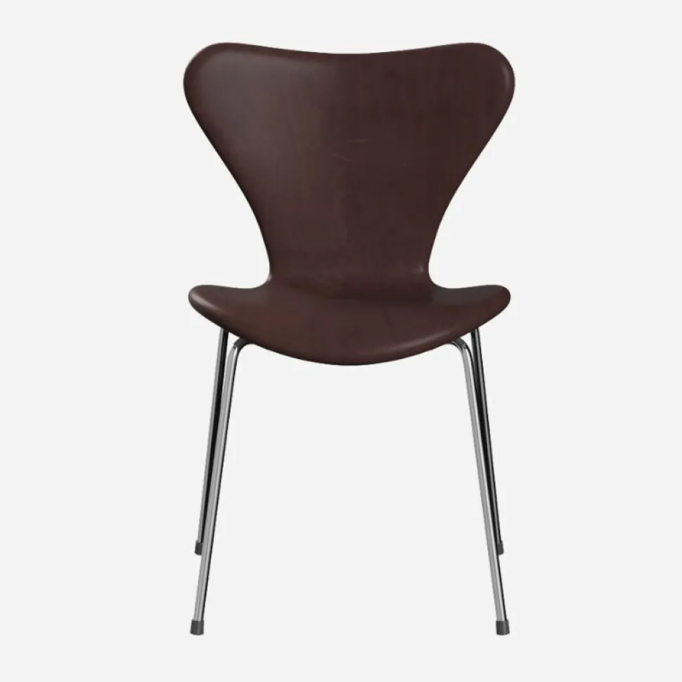 Fritz Hansen 3107 Serie 7 Fuldpolstret Embrace Læder