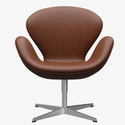 Fritz Hansen 3320 Svanen Aura Læder