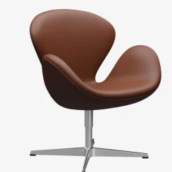 Fritz Hansen 3320 Svanen Aura Læder