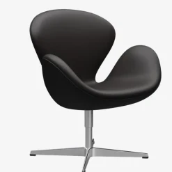 Fritz Hansen 3320 Svanen Aura Læder